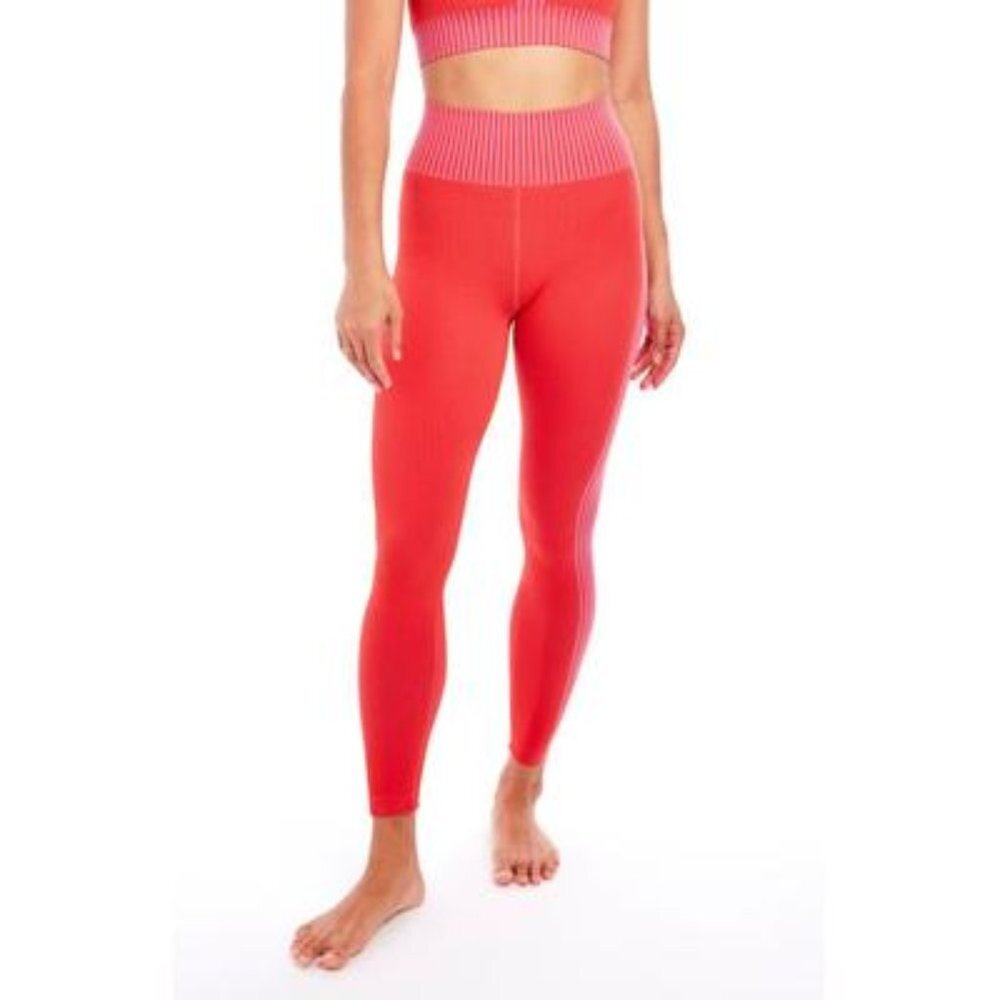 SAGE  Women's Collective Embolden Seamless 7/8 Leggings  Size Small S Tigercolor